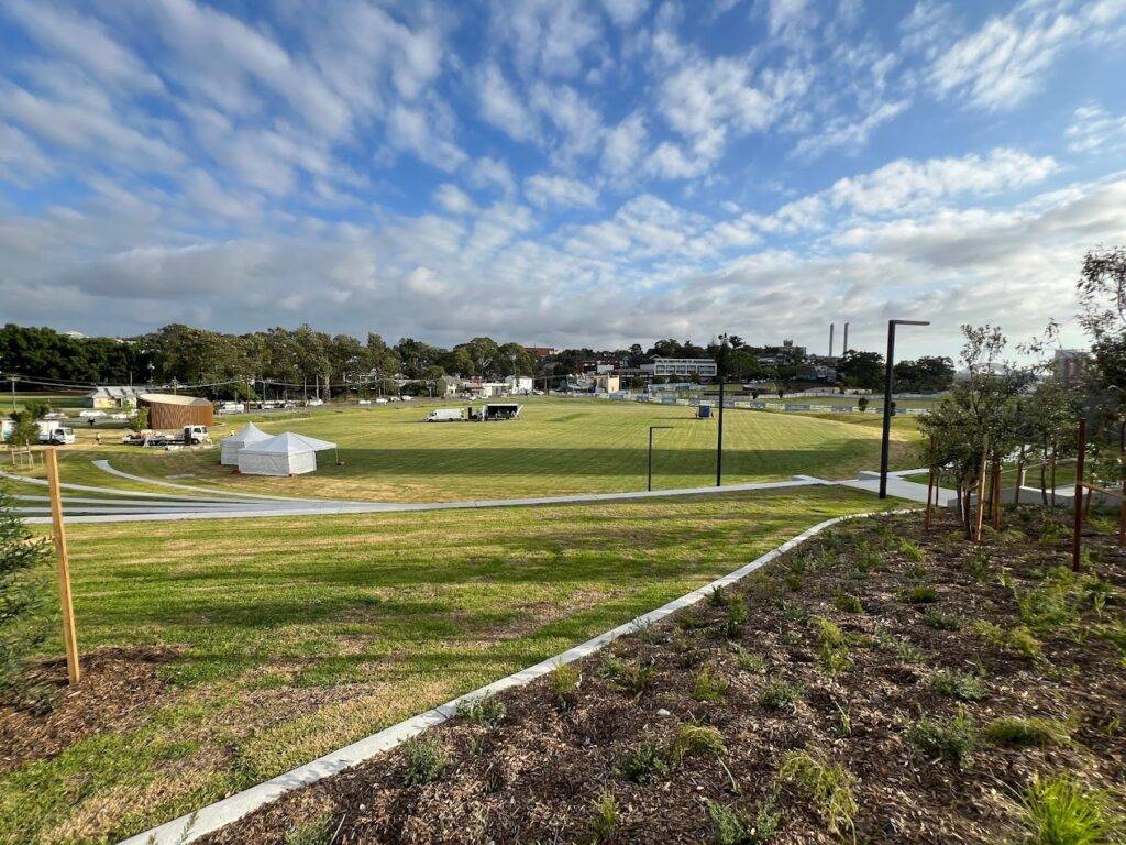 Rozelle Parklands view over the oval. Photo By: Geoffrey Stewart via Google Photos